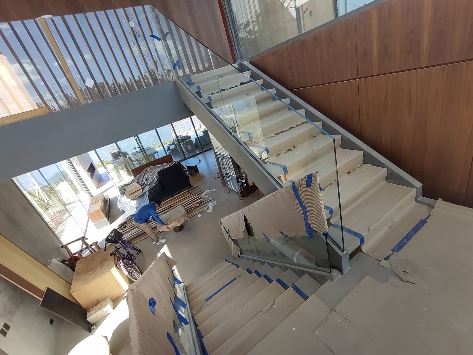 Escaleras de vidrio